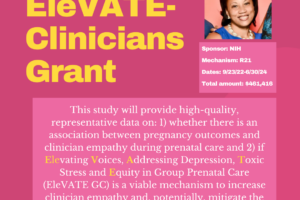 Ebony B. Carter, MD, MPH, secures NIH R21 award for EleVATE