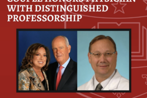 Couple honors Dr. David Mutch with gift for distinguished professorship