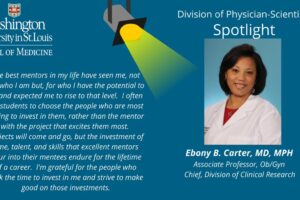 Dr. Carter presents “Pearls for Practice on the Physician-Scientist Pathway” for the Division of Physician-Scientists