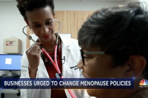 Dr. Williams featured in “Menopause has massive economic impact study” by NBC Nightly News