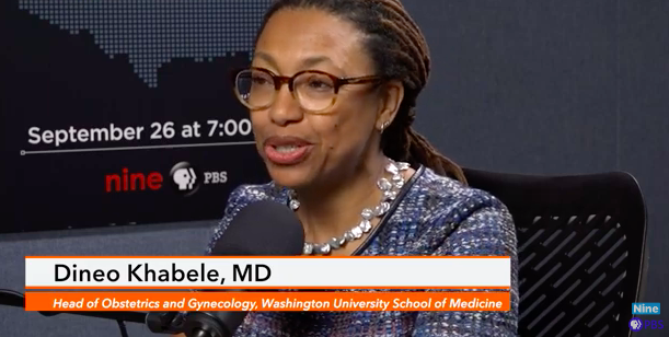 Dr. Dineo Khabele on The Black Maternal Health Crisis with NinePBS ...