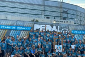 WashU GynOnc Team “Teals on Wheels” at 2024 Pedal the Cause