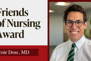 Dr. Doss receives “Friends of Nursing” Award