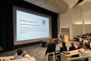 Dr. Campbell Inducted as a Member of the Academy of Educators