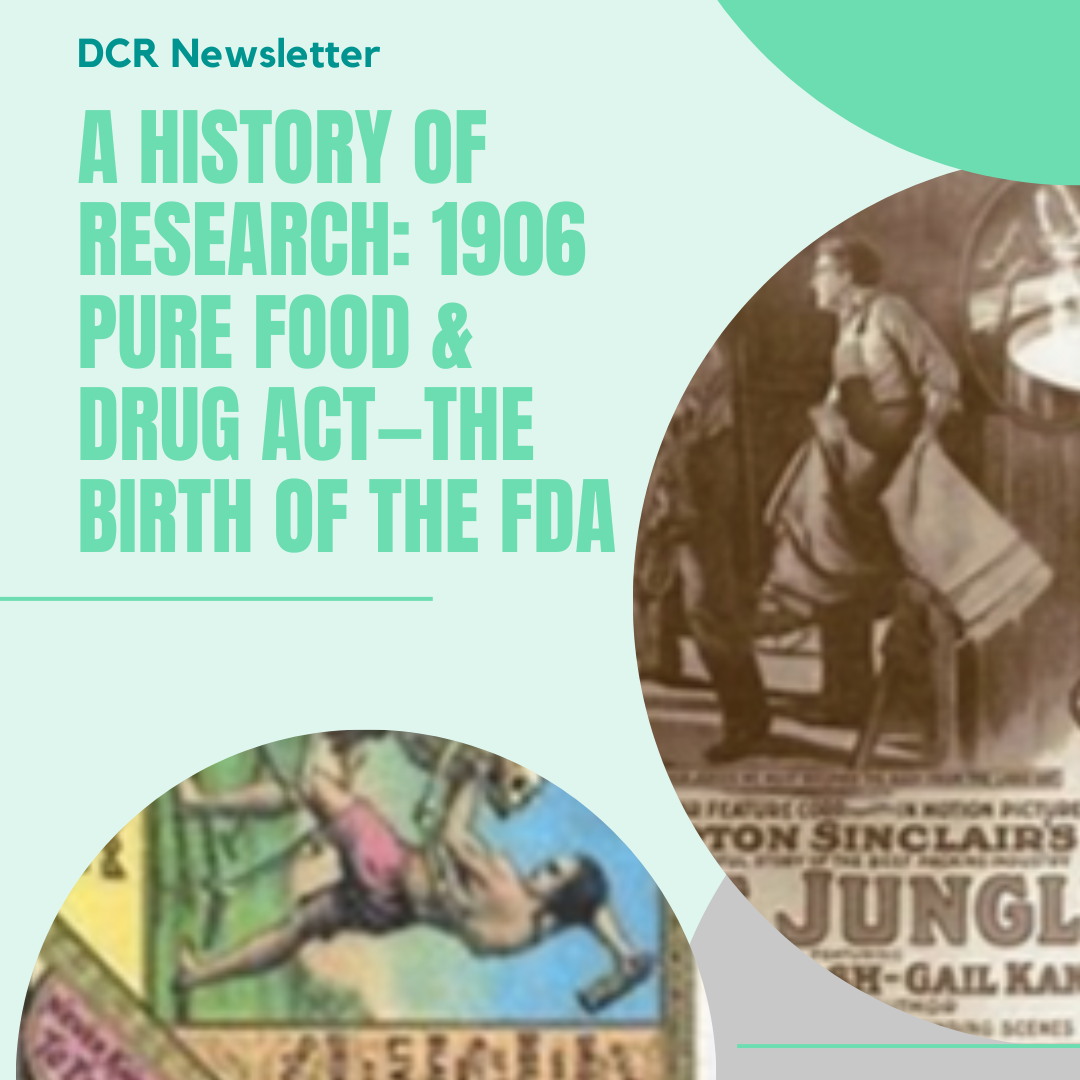 A HISTORY OF RESEARCH 1906 Pure Food Drug Act The Birth Of The FDA 