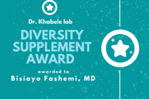 Bisiayo Fashemi, MD, awarded NIH Research Supplement