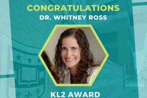 Dr. Whitney Ross receives KL2 Award