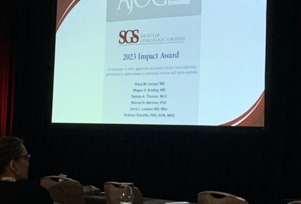 Paper awarded 2023 Impact Award from SGS/AJOG